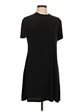 white black stripe dress Vertical Stripe Maxi Dress- Black & White Large