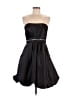 Bill Levkoff 100% Polyester Black Cocktail Dress Size 8 - photo 1