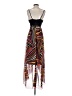XOXO 100% Polyester Print Brown Cocktail Dress Size 3 - 4 - photo 2