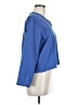 Kenji 100% Polyester Blue Long Sleeve Top Size M - photo 4