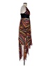 XOXO 100% Polyester Print Brown Cocktail Dress Size 3 - 4 - photo 4