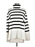 H&M Stripes White Turtleneck Sweater Size M - photo 1