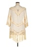 Say What? 100% Acrylic Ivory 3/4 Sleeve Blouse Size XL - photo 2