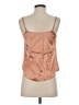 Babaton 100% Acetate Orange Sleeveless Blouse Size XS - photo 2
