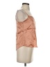 Babaton 100% Acetate Orange Sleeveless Blouse Size XS - photo 4