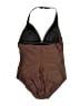 Speedo Solid Brown One Piece Swimsuit Size L (estimated) - photo 2