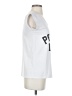 Unbranded White Sleeveless T-Shirt Size S - photo 4