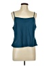 Unbranded 100% Polyester Teal Sleeveless Top Size L - photo 1