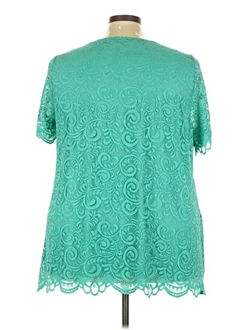 Jessica London Short Sleeve Blouse (view 2)