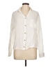 Japna Ivory Long Sleeve Button-Down Shirt Size L - photo 1
