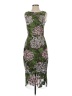 Xscape 100% Polyester Print Green Cocktail Dress Size 4 - photo 1