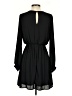Lush 100% Polyester Solid Black Casual Dress Size S - photo 2