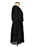 Lush 100% Polyester Solid Black Casual Dress Size S - photo 4