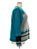 Assorted Brands 100% Acrylic Color Block Teal Pullover Sweater Size 2X - photo 4