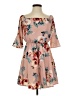 Windsor Floral Tan Casual Dress Size XXS (estimated) - photo 1