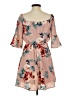 Windsor Floral Tan Casual Dress Size XXS (estimated) - photo 2