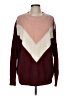 Divided by H&M 100% Acrylic Chevron-herringbone Burgundy Pullover Sweater Size M - photo 1