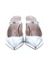 J.Crew Metallic Silver Mule/Clog Size 6 1/2 - photo 2