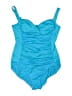Unbranded Solid Blue One Piece Swimsuit Size L (estimated) - photo 1