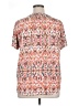 Rose + Olive Pink Short Sleeve Blouse Size 1X - photo 2