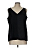 Ecru Black Sleeveless Blouse Size L - photo 1