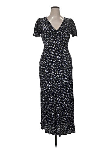 Madewell Seamed Flutter Sleeve Maxi Dress (view 1)
