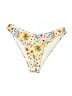 Unbranded Floral Yellow Swimsuit Bottoms Size M - photo 1