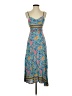 Unbranded Paisley Blue Casual Dress Size XXS (estimated) - photo 1