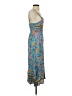 Unbranded Paisley Blue Casual Dress Size XXS (estimated) - photo 4