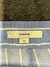 Vince. Stripes Blue Casual Pants Size S - photo 4