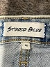 STUDIO BLUE Color Block Blue Jeans Size 32 waist - photo 4