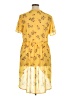 Torrid 100% Polyester Yellow Casual Dress Size 1X Plus (1) - photo 2