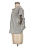 Shein Gray Short Sleeve Top Size 6 - photo 5