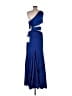 Mac Duggal 100% Polyester Blue Cocktail Dress Size 8 - photo 2