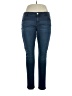 Elle Solid Blue Jeans Size 16 - photo 1