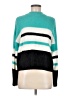 Nikka K Color Block Teal Pullover Sweater Size M - photo 1