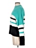 Nikka K Color Block Teal Pullover Sweater Size M - photo 5