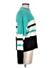 Nikka K Color Block Teal Pullover Sweater Size M - photo 4