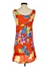 Unbranded Tropical Orange Casual Dress Size XS (estimated) - photo 2