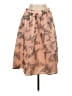 CeCe 100% Polyester Paisley Tan Casual Skirt Size 6 - photo 1