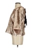 J.Crew 100% Polyester Metallic Gold 3/4 Sleeve Top Size 2 - photo 5