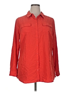 Lane Bryant 3/4 Sleeve Button Down Shirt