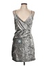 Sugar Lips Metallic Silver Cocktail Dress Size L - photo 1