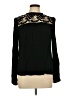 Next Black Long Sleeve Blouse Size 10 - photo 1
