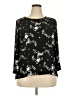Mix by 41 Hawthorn 100% Polyester Black 3/4 Sleeve Blouse Size XXL - photo 1