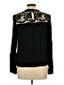 Next Black Long Sleeve Blouse Size 10 - photo 2