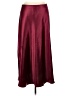 Calligraphie 100% Polyester Solid Burgundy Formal Skirt Size L - photo 1
