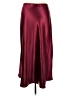 Calligraphie 100% Polyester Solid Burgundy Formal Skirt Size L - photo 2