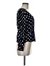 J.Crew 100% Viscose Polka Dots Black Long Sleeve Blouse Size 8 - photo 4