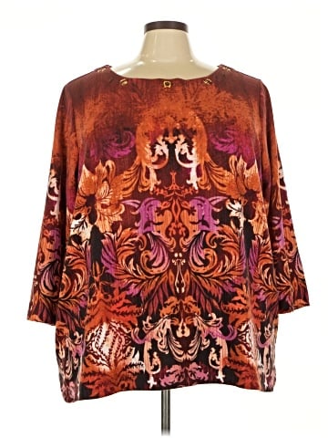 Ali Miles 3/4 Sleeve Blouse (view 1)